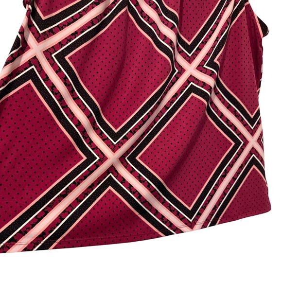 Croft and Barrow Shell Tank Top Raspberry Pink Diamond XL - Picture 3 of 6